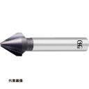 OSG FXコート3刃カウンターシンク 先端角60° 有効刃径25mm 先端径3.8×全長80mm 9139250 [FX-MG-CSX60 25X12X5.0...