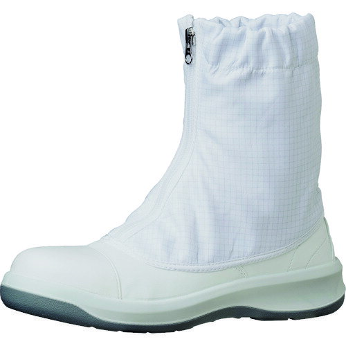 4548890042503｜149-3652 [GCR1200FCAPHH24.5 ] 1販売 商品画像については実際の製品と異なる場合がございます。あくまでも商品のスペックをご確認の上ご注文をお願いいたします。※この商品は受注発注の商品です。その為メーカーに在庫がない場合がございます。その場合は大変申し訳ございませんがキャンセルとさせて頂きます。予めご了承下さい。149-3652特長足裏形状でフィットする3Dフットベットにより、足ブレが少なく安定した姿勢維持と歩行が可能です。かかと部は納まりが良くなり、効率よく衝撃を吸収するので足への負担を軽減します。又、アーチクッションと中足パッドが足のバネの役割を果たすアーチを支えています。つまずき防止の為トウスプリングを上げ、凸部がない設計でつまずきを予防します。エグリ形状になったかかとの部分が歩行時に変形し効率よく衝撃を吸収。足への負担を軽減します。つま先の損傷を防ぐ、ウレタン製「フルCAP」を搭載。ソールとの一体成型により優れた耐久性も実現しました。新設計のエッジが総ラウンド形状の凸型デザインを採用。エッジの欠け、脱落を防ぎます。仕様寸法(cm)：24.5足幅サイズ：EEE色：ホワイトタイプ：ハーフフードクリーンパック有無：無電気抵抗値(Ω)：1.0×10［［の5-8乗］］Ω（23℃ C2）仕様2JIS T 8103 ED-O/C2/人工皮革/S合格IEC61340-5-1に準拠耐圧迫性荷重：10±0.1kNファスナー付電気抵抗値：1.0×10［［の5-8乗］］Ω（23℃ C2）材質_仕上甲被:人工皮革筒部:ポリエステル／ポリエステルメッシュ靴底：発泡ポリウレタン2層先芯：ワイド樹脂質量760.000G注意クリーンパックではありません。原産国日本JANコード4548890042503「ルーペスタジオ」では、拡大鏡(虫眼鏡/ルーペ)、双眼鏡、単眼鏡、望遠鏡などのレンズ製品を主に取り扱っております。工具製品は常には在庫しておらずお取りよせとなります。ご了承下さい。シューズ クリーンルーム用シューズミドリ安全 トウガード付 静電安全靴 関連商品へ