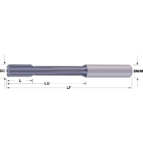 ドリリングドリル SANDVIK コロリーマ835超硬ソリッドリーマ(725) 1024 [835.B-1000-A1-PF 1024] 販売単位：1 送料無料
