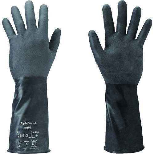 0076490454456｜149-7696 [3851410 ] 1販売 こちらの商品はメール便対応商品です。メール便対応数：5（※1回のご注文で対応数の合計が101以上だとメール便は対応できませんので予めご了承下さい。) システム上、送料無料と表記されていても、沖縄県・離島宛、大型商品は追加料金をいただく場合があります。別途費用が発生する場合、システムの都合上ご購入時の自動配信メールには追加料金が含まれておりません。当店でご注文内容を確認し、別途メールにてご請求金額を連絡致します。商品画像については実際の製品と異なる場合がございます。あくまでも商品のスペックをご確認の上ご注文をお願いいたします。※この商品は受注発注の商品です。その為メーカーに在庫がない場合がございます。その場合は大変申し訳ございませんがキャンセルとさせて頂きます。予めご了承下さい。149-7696特長ラテックスタンパク質が含まれていないため、ラテックスアレルギーの危険がありません。安全な取り扱い作業を可能にするため、手の部分は粗仕上げとなっています。アルデヒド、ケトン、エステル、濃縮鉱酸に対する優れた保護を提供します。非常に柔軟で、極めて細かな指先の動きを可能にします。用途化学薬品工場での作業。災害対応。化学物質の輸送や取扱い。危険性物質の取り扱い作業。機器の修理およびメンテナンス。容器、タンクおよび加工機器間の液体と固体の移動。ポンプのバルブとラインの開口および排水。仕様色：ブラックサイズ：XL全長(cm)：35.0手のひら周り(cm)：24.0中指長さ(cm)：9.7厚さ(mm)：0.35EN ISO 374-1:2016規格：Type A、ABCIKMPSTEN374規格：BIK仕様2EN388規格：耐摩耗レベル1、耐切創レベル0、耐引裂レベル0、耐突刺レベル0EN388:2016規格：耐摩耗レベル1、耐切創レベル0、耐引裂レベル0、耐突刺レベル0、EN ISO耐切創レベルXASTM F 739(JIS T 8116)試験データあり材質_仕上ブチルポリマー質量105.000G原産国ドイツJANコード0076490454456「ルーペスタジオ」では、拡大鏡(虫眼鏡/ルーペ)、双眼鏡、単眼鏡、望遠鏡などのレンズ製品を主に取り扱っております。工具製品は常には在庫しておらずお取りよせとなります。ご了承下さい。耐薬品・耐溶剤手袋 耐薬品・耐溶剤手袋Ansell 耐薬品手袋 アルファテック 関連商品へ