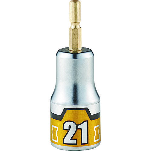電動工具用 KTC インパクトドライバ用ショートソケットビット 難攻不落 21mm [BZP6...