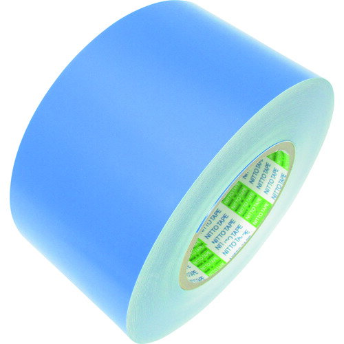 日東エルマテ ラインテープE‐A(BC) 0.16mm×100mm×50m 青 [E-A100B] EA100B 販売単位：1 送料無料