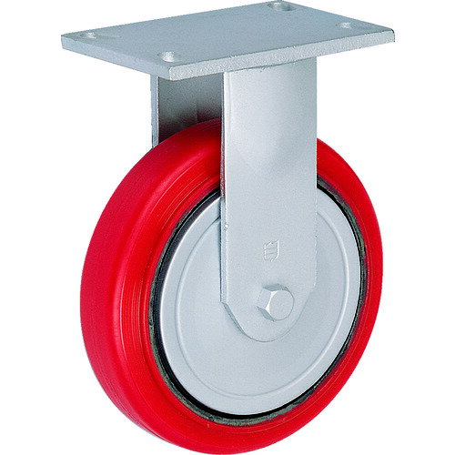 プレート式 TRUSCO トラスコ中山 重量キャスター 固定 150MM 耐湿ウレタン車輪360KGF [HR/HM150360RPCI-TG] HRHM150360RPCITG 販売単位：1 送料無料
