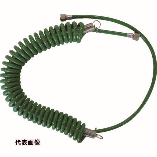 近畿 スクリューエアーホーススプリング付 使用範囲6m [KS-7SP] 販売単位：1 送料無料