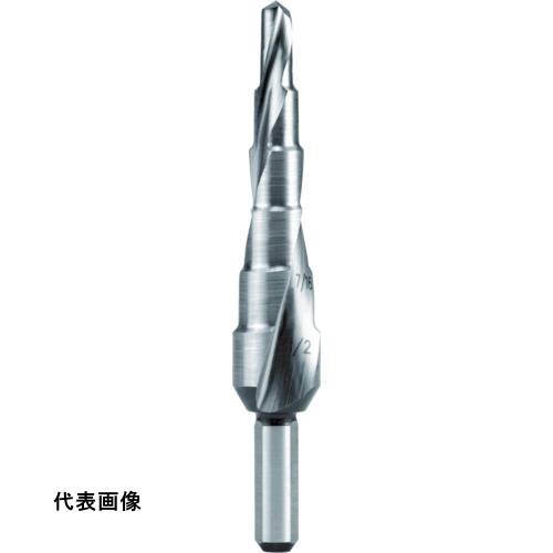 4007140082879｜766-0316 [101704] 1本販売 こちらの商品はメール便対応商品です。メール便対応数：5（※1回のご注文で対応数の合計が101以上だとメール便は対応できませんので予めご了承下さい。) システム上、送料無料と表記されていても、沖縄県・離島宛、大型商品は追加料金をいただく場合があります。別途費用が発生する場合、システムの都合上ご購入時の自動配信メールには追加料金が含まれておりません。当店でご注文内容を確認し、別途メールにてご請求金額を連絡致します。商品画像については実際の製品と異なる場合がございます。あくまでも商品のスペックをご確認の上ご注文をお願いいたします。※この商品は受注発注の商品です。その為メーカーに在庫がない場合がございます。その場合は大変申し訳ございませんがキャンセルとさせて頂きます。予めご了承下さい。766-0316特長CBN研磨とスパイラルフルートによりビビりを最小限に抑えて高い切削性能を発揮します。スパイラルフルートにより長い切り屑でも排出がスムーズです。切り屑が詰まりづらいので切り刃が長持ちする且つワークに傷や痕が残りづらいです。用途被削材:鉄板（強度900N/mm［［の2乗］］以下の物)・真鍮・アルミ・プラスチック仕様段幅(mm)：4段数(段)：12穴あけ寸法(φ)：3/16、1/4、5/16、3/8、7/16、1/2、9/16、5/8、11/16、3/4、13/16、7/8全長(mm)：82.6表面処理：ノンコーティング刃数(枚)：2シャンク形状：三面取穴あけ寸法：3/16、1/4、5/16、3/8、7/16、1/2、9/16、5/8、11/16、3/4、13/16、7/8シャンク径：3/8先端角(°)：118段差角度(°)：90仕様2ノンコーティング材質_仕上ハイス質量87.000G原産国ドイツJANコード4007140082879「ルーペスタジオ」では、拡大鏡(虫眼鏡/ルーペ)、双眼鏡、単眼鏡、望遠鏡などのレンズ製品を主に取り扱っております。工具製品は常には在庫しておらずお取りよせとなります。ご了承下さい。ステップドリル ステップドリル（ストレートシャンクタイプ）RUKO 2枚刃スパイラルステップドリル 関連商品へ