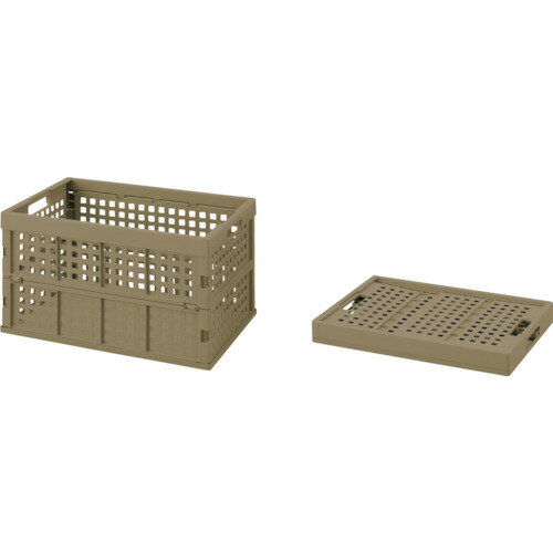 IRIS 285822 おりたたみコンテナ OC-OD52 カーキ [OC-OD52-K] OCOD52K 販売単位：1