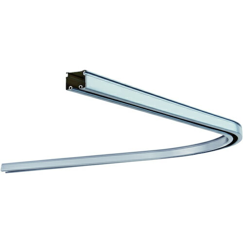 岡田 カーテンレール D30カーブレール800×800×500Rスチール [12L02-SL] 販売単位：1 送料無料