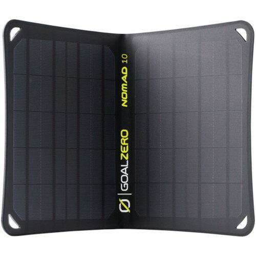 災害用ソーラーチャージャー GoalZero 折り畳み式ソーラーパネル ノマド10 [11900] 11900 販売単位：1 送料無料