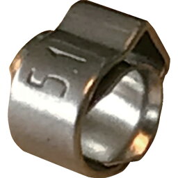 Oetiker PG154 インサート付きイヤークランプ φ3.7-4.7mm [15400013] 15400013 販売単位：1