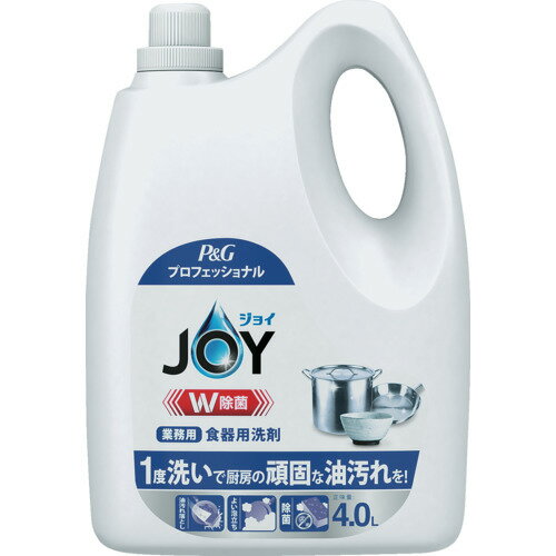 P&G 【大容量】ジョイW除菌 食器用洗剤 業務用 詰め替え 4L [493123] 493123 販売単位：1 送料無料