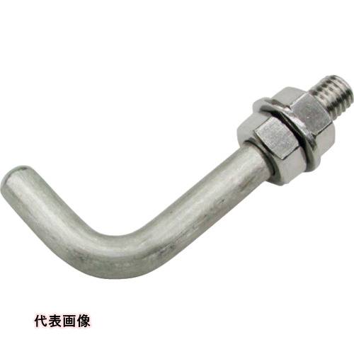 水本 吊金具(ビス止めタイプ) ステンレス Lボルトフック 線径8mm [B-3013] B3013 販売単位：1