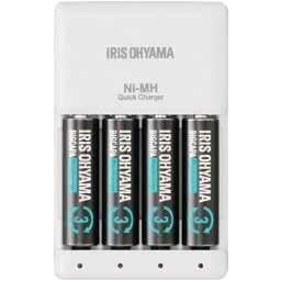 IRIS 578040 ビックキャパ リチャージ 急速充電器セット 単3型4個付 [BCR-SQC3MH/4S] BCRSQC3MH4S 販売単位：1 送料無料