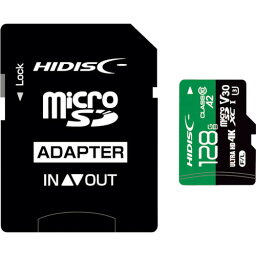 ハイディスク 超高速R170シリーズmicroSDXCカード 128GB [HDMCSDX128GA2V30PRO] HDMCSDX128GA2V30PRO 販売単位：1 送料無料