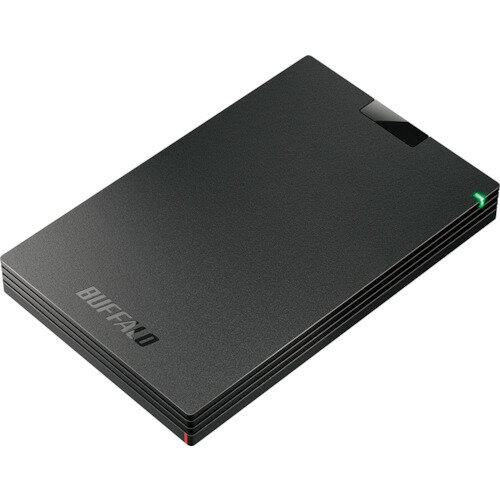バッファロー ミニステーション USB3.1(Gen.1)対応 ポータブルHDD スタンダードモデル ブラック 1TB  HDPCG1.0U3BBA 販売単位：1 送料無料