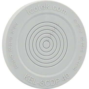 電線管コネクタ icotek 膜付きワンタッチグロメット(配線可能径8~28mm) [KEL-SCDP40-43482] KELSCDP4043482 販売単位：1