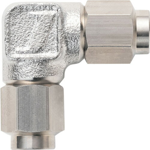 潤工社 ステンレス継手 ユニオンエルボ(ミリ系列) 8×6mm [LU-8X6-SUS] LU8X6SUS 販売単位：1