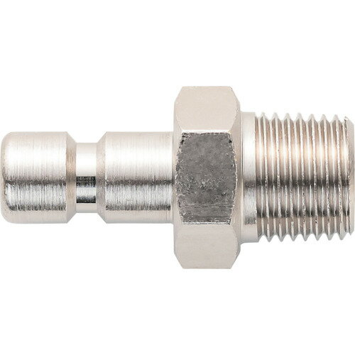 潤工社 超小型ワンタッチカップリング オスプラグ R1/8 [MMP-M1/8] MMPM18 販売単位：1