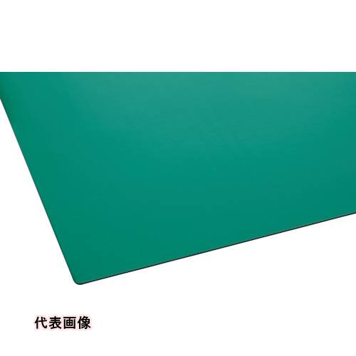 テラモト 制電クッションデスクマット グリーン 1200×600mm MR-155-130-1