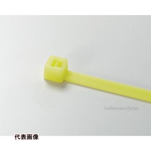 TYTON カラータイ 幅3.5×長さ152mm 屋内使用 (100本入) イエロー [T30R-YLW] 販売単位：1