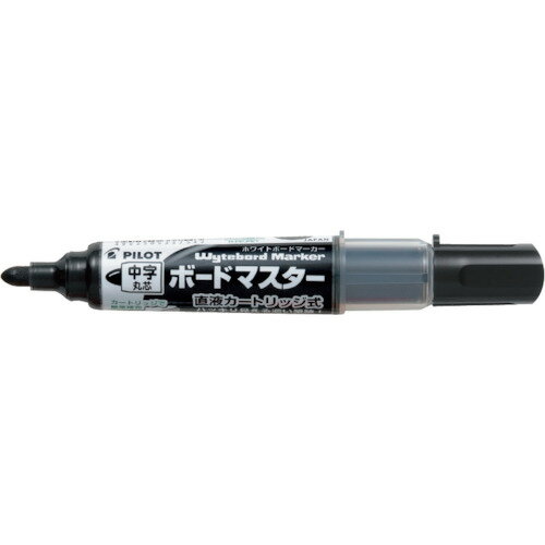 PILOT ホワイトボードマーカー ボードマスター 中字丸芯 ブラック [WMBM-12L-B] WMBM12LB 販売単位：1