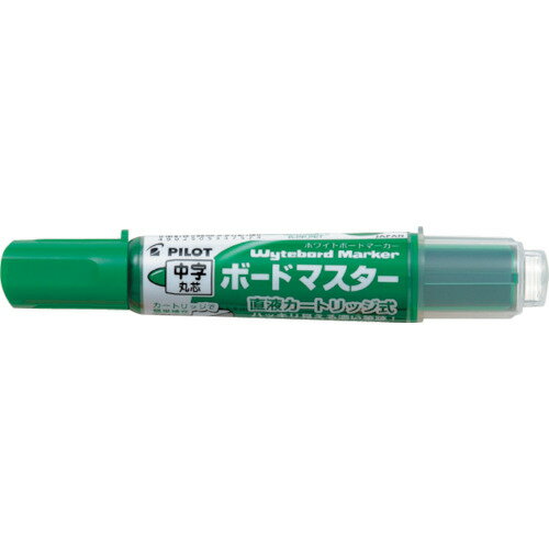 PILOT ホワイトボードマーカー ボードマスター 中字丸芯 グリーン [WMBM-12L-G] WMBM12LG 販売単位：1
