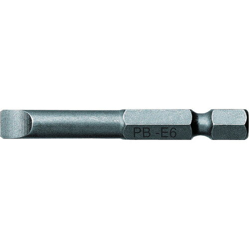 PBスイスツールズ E6-100-6 段付マイナスビット 片頭ドライバービット ヘキサゴンタイプ [E6-100-6] 販売単位：1