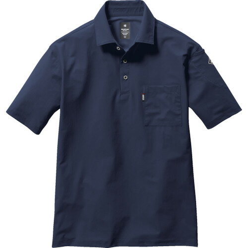 Short Sleeve Shirt - BURTLE 半袖シャツ 237-03-XXL ネイビー [237-03-XXL] 23703XXL 販売単位：1 送料無料