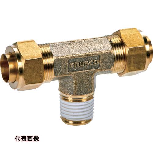 TRUSCO トラスコ中山 クイックシール継手 チーズ φ6X4 呼びR1/4 [TS-6X4-02TM] TS6X402TM 販売単位：1