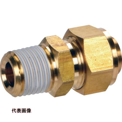 TRUSCO トラスコ中山 クイックシール継手 コネクタ φ8X6 呼びR1/8 [TS-8X6-01CM] TS8X601CM 販売単位：1