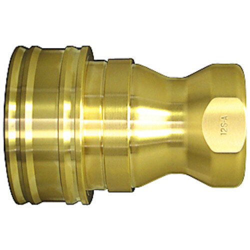 日東 SPカプラ タイプA 真ちゅう製 ふっ素ゴムFKM X-100(19121) [12S-A BRASS FKM] 12SABRASSFKM 販売単位：1 送料無料