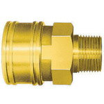 日東 TSPカプラ 真ちゅう製 ニトリルゴムSG(NBR)(めねじ取付用ソケット) 相手側Rc1 1 ...