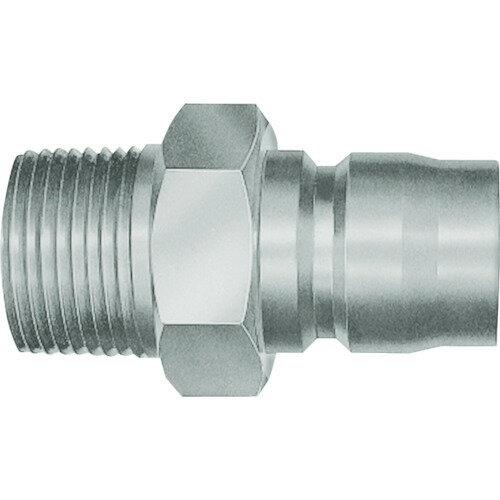 日東 TSPカプラ ステンレス製(めねじ取付用プラグ) 相手側Rc1/8(00682) [1TPM SUS] 1TPMSUS 販売単位：1