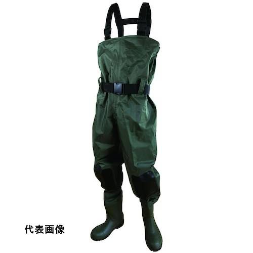 富士手袋 胴付水中長靴 サイズ:4L 鋼鉄製先芯・耐踏抜き鉄板入・胴ベルト付属 [2073-4L] 20734L 販売単位：1 送料無料