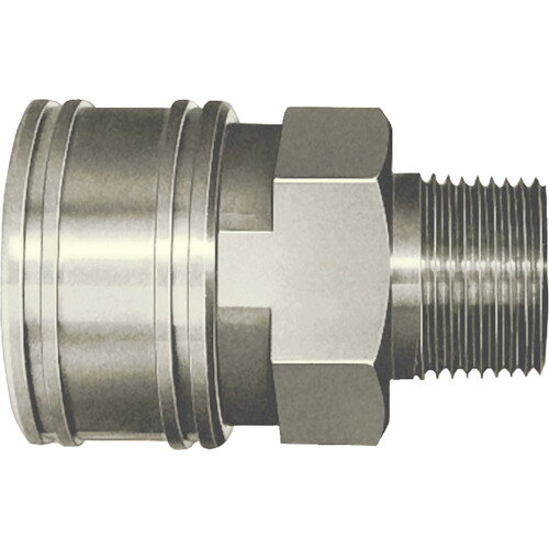 4992338008352｜113-9622 [2TSMSTEELNBR ] 1個販売商品画像については実際の製品と異なる場合がございます。あくまでも商品のスペックをご確認の上ご注文をお願いいたします。※この商品は受注発注の商品です。その為メーカーに在庫がない場合がございます。その場合は大変申し訳ございませんがキャンセルとさせて頂きます。予めご了承下さい。113-9622特長バルブレス構造なので圧力損失を大幅に低減、大流量が得られます。粘度の高い流体（グリスなど）に適します。幅広い用途・状況に対応できるよう各種の本体材質、サイズ、取付形状を標準化しています。ホースバンド不要でブレードホースを装着できます。（TPN型／TSN型）仕様最高使用圧力(MPa)：7.5耐圧力(MPa)：10.0相手側取付サイズ：Rc1/4使用温度範囲(℃)：-20〜80使用流体：作動油、空気、ガス適応カプラ：日東工器TSPカプラシリーズ相手側取付ねじサイズ：Rc 1/4仕様2両路開放型バルブ構造：両路開放型バルブレス構造なので高粘度の流体に適応。豊富な本体材質・サイズ・取付形状。ブレードホース取付用もラインアップ。材質_仕上本体：鋼鉄（ニッケルメッキ）シールゴム：ニトリルゴム（NBR）質量0.070KG注意ホース取付タイプの適用流体に関しては、取付ホースの仕様も考慮してください。原産国日本JANコード4992338008352「ルーペスタジオ」では、拡大鏡(虫眼鏡/ルーペ)、双眼鏡、単眼鏡、望遠鏡などのレンズ製品を主に取り扱っております。工具製品は常には在庫しておらずお取りよせとなります。ご了承下さい。金属カップリング 金属カップリング（めねじ取付）日東 TSPカプラ 関連商品へ