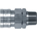 日東 ハイカプラ 鋼鉄製 ニトリルゴムNBR(SG)(めねじ取付用ソケット)相手側Rc1/2 耐圧力2.0Mpa(00311) [400SM STEEL NBR...