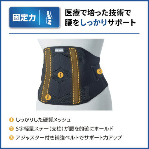 SIGMAX メディエイド サポーター しっかりガード腰スタンダードプラスLLサイズ [338204] 338204 販売単位：1 送料無料