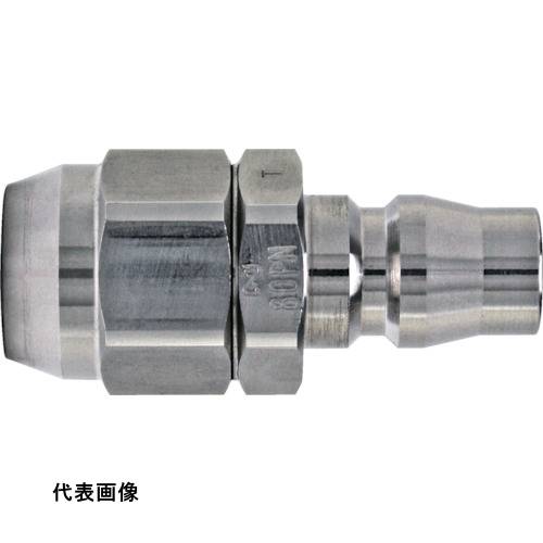 日東 ナットカプラ (ウレタンホース取付用プラグ) 相手側ホースサイズ6.5×10・0mm(40402) [65PN SUS] 65PNSUS 販売単位：1