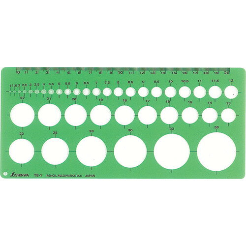 シンワ テンプレートTB-1 [66004] 販売単位：1