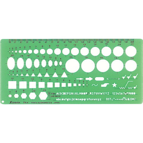 シンワ テンプレートTH-4 [66024] 販売単位：1