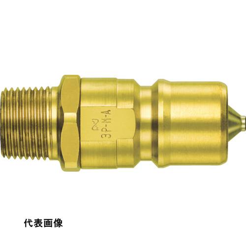 日東 SPカプラ タイプA 真ちゅう製 ふっ素ゴムFKM X-100(43408) [6P-M-A BRASS FKM] 6PMABRASSFKM 販売単位：1 送料無料