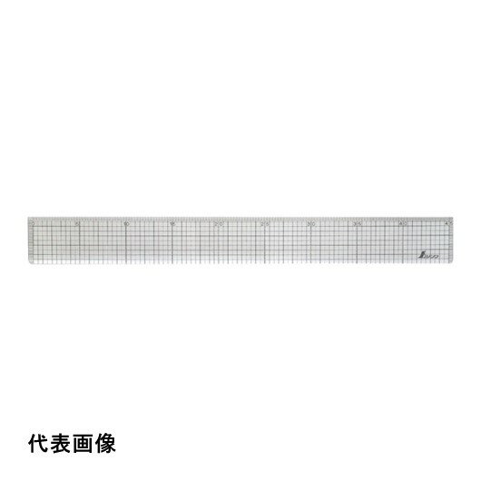シンワ 方眼直定規45cm [77097] 販売単位：1
