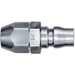 4992338041120｜113-3306 [85PNSTEEL ] 1個販売こちらの商品はメール便対応商品です。メール便対応数：25（※1回のご注文で対応数の合計が101以上だとメール便は対応できませんので予めご了承下さい。) 商品画像については実際の製品と異なる場合がございます。あくまでも商品のスペックをご確認の上ご注文をお願いいたします。※この商品は受注発注の商品です。その為メーカーに在庫がない場合がございます。その場合は大変申し訳ございませんがキャンセルとさせて頂きます。予めご了承下さい。113-3306特長ウレタンホースを簡単、確実に装着。ホースへの取り付けは、ニップルに差し込みナットを締めるだけ。工場内の空気配管から空気工具のホース接続用まで、汎用性に優れたタイプです。「ハイカプラ」タイプとハイカプラ200タイプでシリーズ化。ホース折れを防止するスプリングナット付きも用意されています。ホースへの取り付けは、ニップルに差し込みナットを締めるだけ。ホース外周面を締め付けるため、ホースの抜けや流体の流出が起こりにくい構造です。ボールベアリング式スイベル機構で、ホースのねじれがなく、手に掛かる負担を軽減できる「ロータリナットカプラ」もあります。仕様最高使用圧力(MPa)：1.5耐圧力(MPa)：2.0相手側ホースサイズ(mm)：8.5×12.5使用温度範囲(℃)：-20〜60使用流体：空気相手側ホースサイズ内径(mm)：8.5相手側ホースサイズ外径(mm)：12.5仕様2適合カプラ：日東工器ハイカプラシリーズバルブ構造：片路開閉型ホースバンド不要でホースを装着。スプリングナット付きはホース折れの心配を解消。ブレードホース取付用もラインアップ。材質_仕上本体：鋼鉄（クロムメッキ）質量52.000G原産国日本JANコード4992338041120「ルーペスタジオ」では、拡大鏡(虫眼鏡/ルーペ)、双眼鏡、単眼鏡、望遠鏡などのレンズ製品を主に取り扱っております。工具製品は常には在庫しておらずお取りよせとなります。ご了承下さい。金属カップリング 金属カップリング（ウレタンホース取付）日東 ナットカプラ 関連商品へ