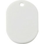 ユニット 小判札45×30 白 100枚組 [877-601] 販売単位：1