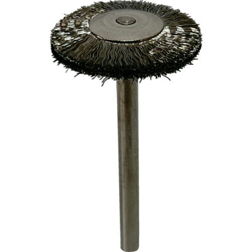 リューター 軸付ホイール型ブラシ軸径(mm):3毛材:ステンレス線 [B1519] B1519 販売単位：1 送料無料
