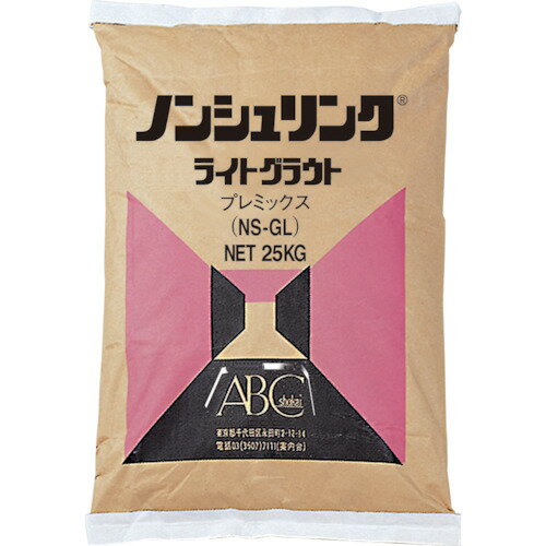 ABC ノンシュリンク ライトグラウト 25KG 1袋 標準タイプ NS-GL [BNSGL001] 販売単...