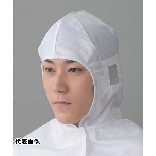 4580206981922｜825-3117 [FC406C01] 1個販売システム上、送料無料と表記されていても、沖縄県・離島宛、大型商品は追加料金をいただく場合があります。別途費用が発生する場合、システムの都合上ご購入時の自動配信メールには追加料金が含まれておりません。当店でご注文内容を確認し、別途メールにてご請求金額を連絡致します。商品画像については実際の製品と異なる場合がございます。あくまでも商品のスペックをご確認の上ご注文をお願いいたします。※この商品は受注発注の商品です。その為メーカーに在庫がない場合がございます。その場合は大変申し訳ございませんがキャンセルとさせて頂きます。予めご了承下さい。825-3117特長メッシュマスクを装着出来ます。用途エレクトロニクスや製薬など幅広い業種で着用出来ます。仕様色：ホワイトサイズ：フリーISO Class：5頭周り(cm)：64頭囲(cm)：64仕様2ISO Class5(Fed/STDクラス100)相当品男女共用後頭部マジックテープ調整(1本)メッシュマスクを装着出来る頬マジックテープ付き材質_仕上本体：ポリエステル（静電気を制御する導電糸入り）質量65.000G注意クリーンパックではありません。原産国ベトナムJANコード4580206981922「ルーペスタジオ」では、拡大鏡(虫眼鏡/ルーペ)、双眼鏡、単眼鏡、望遠鏡などのレンズ製品を主に取り扱っております。工具製品は常には在庫しておらずお取りよせとなります。ご了承下さい。フード クリーンルーム用フードTriApex クリーンフード FC406C 関連商品へ