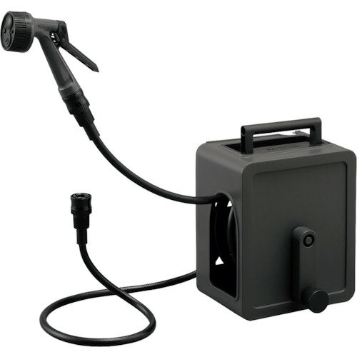 IRIS 292684 フルカバーコンパクトホースリール10m ダークグレー [FCH-10M-DH] FCH10MDH 販売単位：1 送料無料