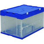 4905009865710｜147-3237 [HDOH50LBLCL] 1個販売商品画像については実際の製品と異なる場合がございます。あくまでも商品のスペックをご確認の上ご注文をお願いいたします。※この商品は受注発注の商品です。その為メーカーに在庫がない場合がございます。その場合は大変申し訳ございませんがキャンセルとさせて頂きます。予めご了承下さい。147-3237特長側面がクリアですので中身が一目で確認できる折りたたみ式のフタ付コンテナです。フタ付ですので内容物をホコリから守り、アウトドア用品・小物類等の整理・押入れ・クローゼット内の収納など多目的に使用できます。使用しないときはコンパクトに折りたたむことができます。コンパクトで頑丈なフタ付きの折りたたみコンテナです。フタは本体とヒンジでつながっているため紛失のおそれがなく、内容物をホコリから守ります。使用しないときはコンパクトに折りたたむことができて場所を取りません。用途小物や工具の収納に。仕様容量(L)：50色：クリア/ブルー外形寸法(mm)間口：530外形寸法(mm)奥行：365外形寸法(mm)高さ：330有効内寸(mm)間口：490有効内寸(mm)奥行：333有効内寸(mm)高さ：310折りたたみ高さ(mm)：95タイプ：折りたたみ式最高積み重ね段数：5底面耐荷重(kg)：20奥行(mm)：365高さ(mm)：330幅(mm)：530材質_仕上ポリプロピレン質量2480.000G原産国中国JANコード4905009865710「ルーペスタジオ」では、拡大鏡(虫眼鏡/ルーペ)、双眼鏡、単眼鏡、望遠鏡などのレンズ製品を主に取り扱っております。工具製品は常には在庫しておらずお取りよせとなります。ご了承下さい。折りたたみコンテナ 折りたたみコンテナIRIS 557703 関連商品へ