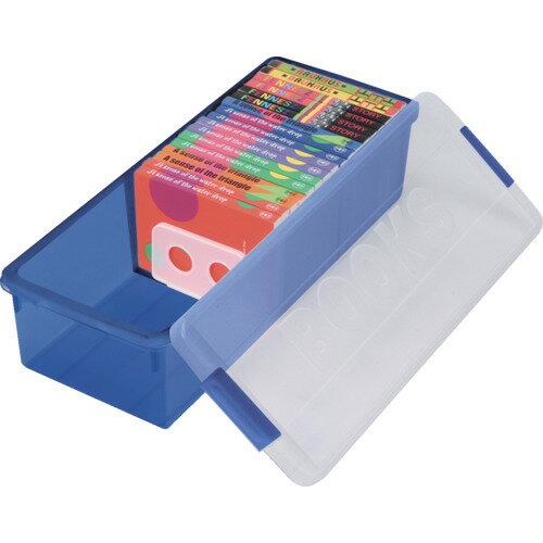 伊勢藤 コミック本収納ケース ブックス ブルー [I-179-BL] I179BL 販売単位：1