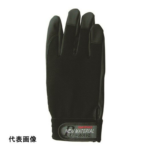 おたふく K-12 ブラック PU合皮手袋 SS [K-12-BK-SS] 販売単位：1